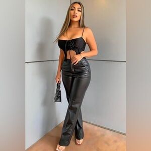 Faux Leather Pants Size Small